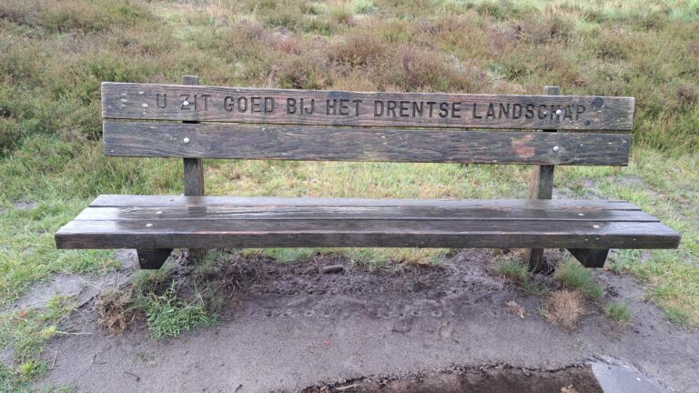 Bankje Drenthe